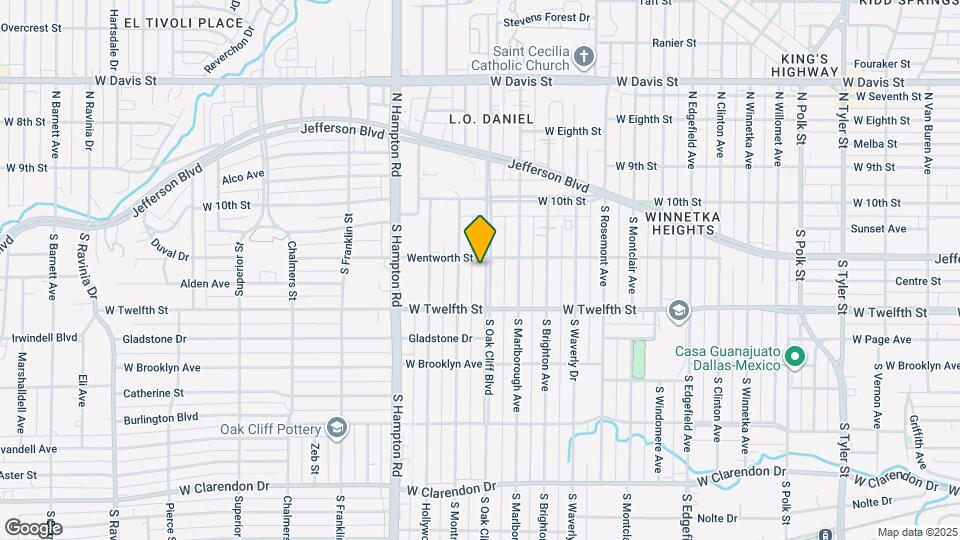 311 S Oak Cliff Blvd Map and Location Details