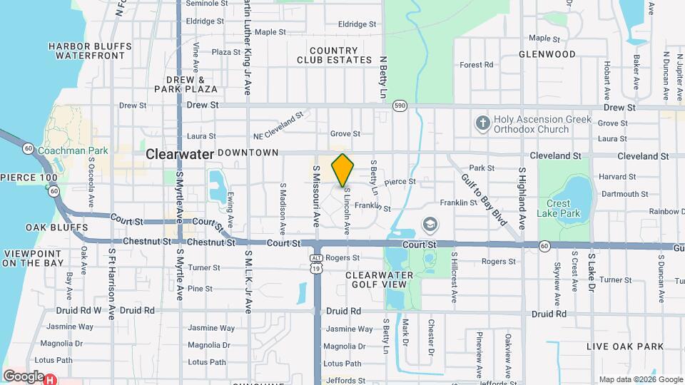 210 S Lincoln Ave Map and Location Details