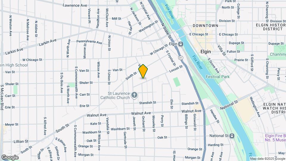 530 Locust St Map and Location Details