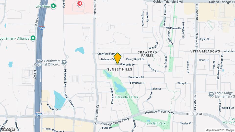 3804 Aldersyde Dr Map and Location Details