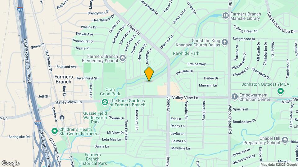 2810 Golfing Green Dr Map and Location Details