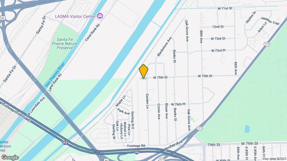 7502 Garden Ln, Unit 1 Map and Location Details
