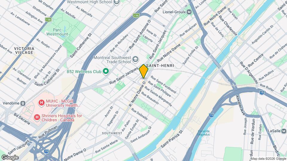 4275 Notre-Dame Map and Location Details