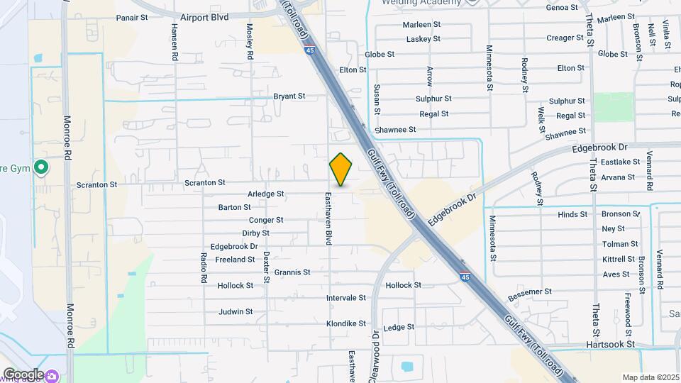 9433 Arledge St Map and Location Details