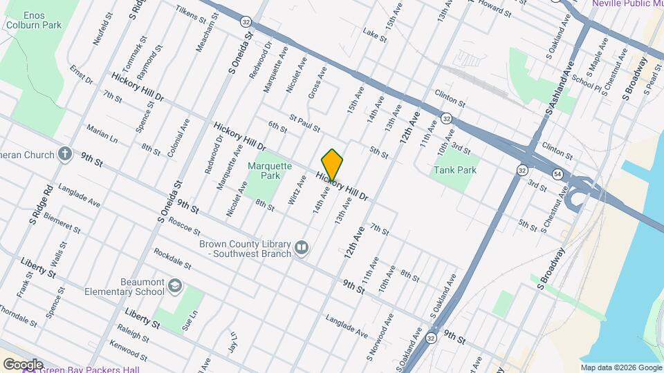 973 Hickory Hill Dr Mapa y Detalles de la Ubicación