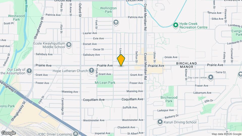 1638 Prairie Av Map and Location Details