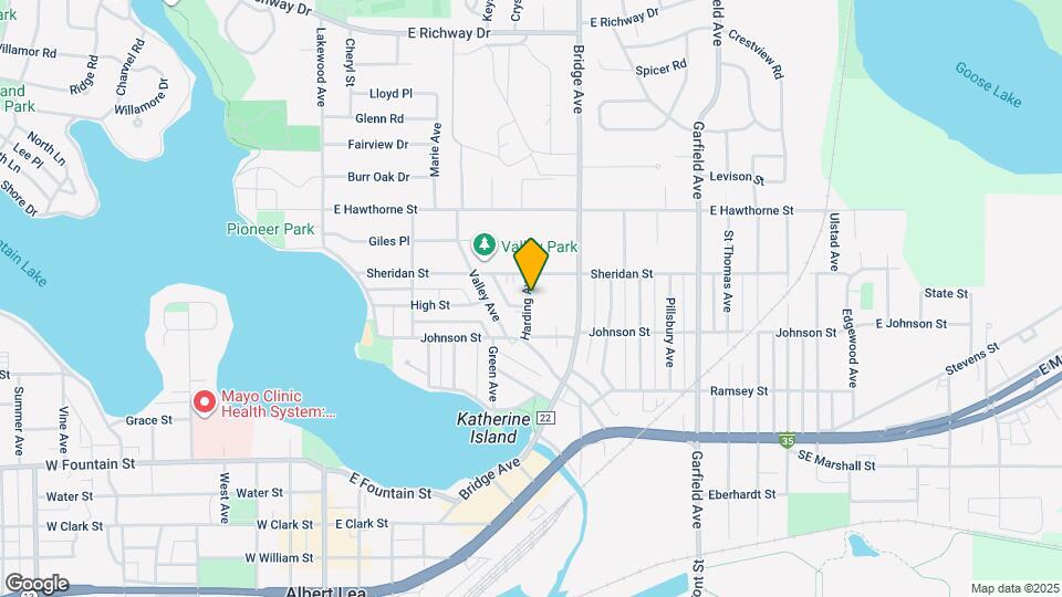 802 Harding Ave Map and Location Details