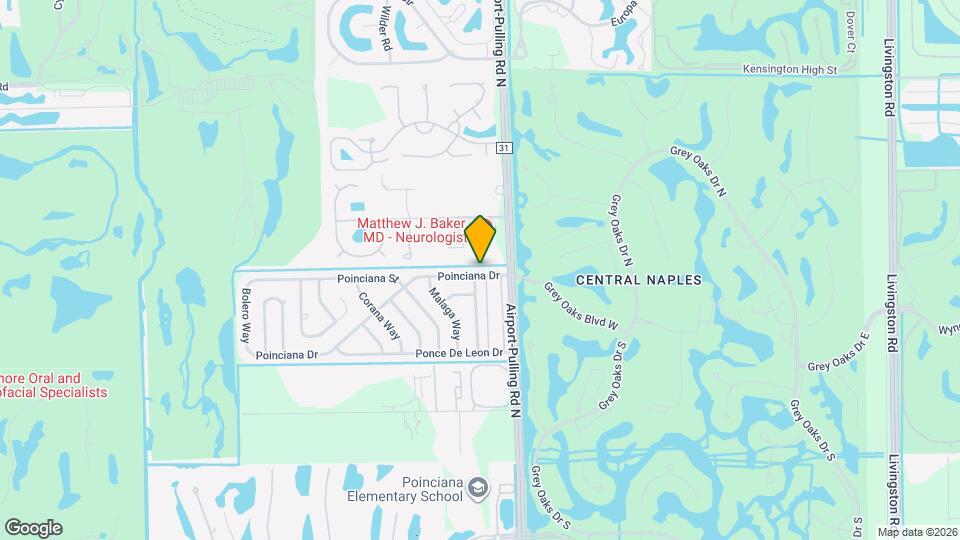 3181 Poinciana Dr Map and Location Details