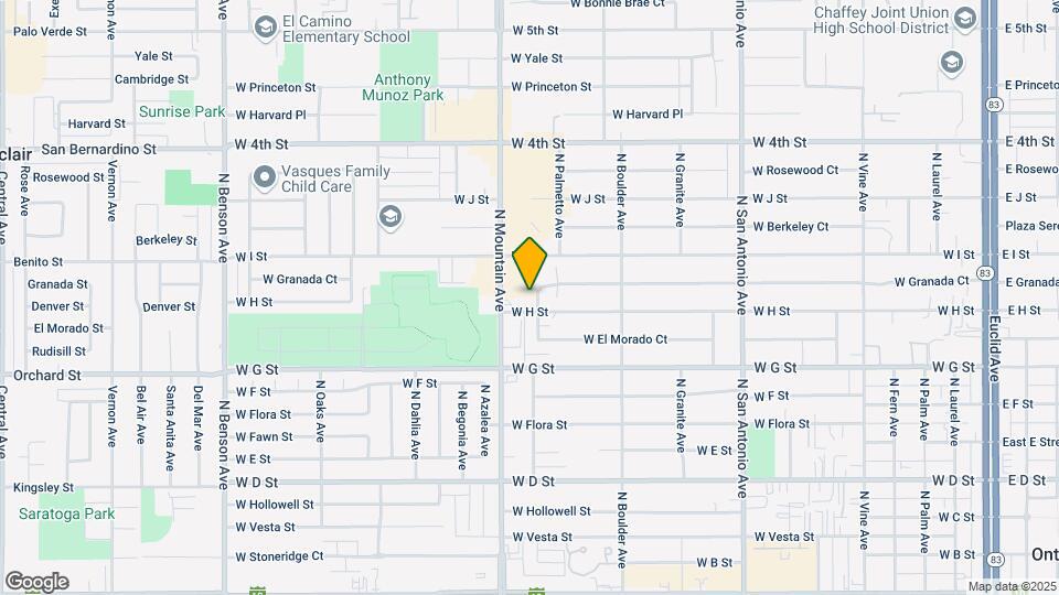 817 N Palmetto Ave Mapa y Detalles de la Ubicación