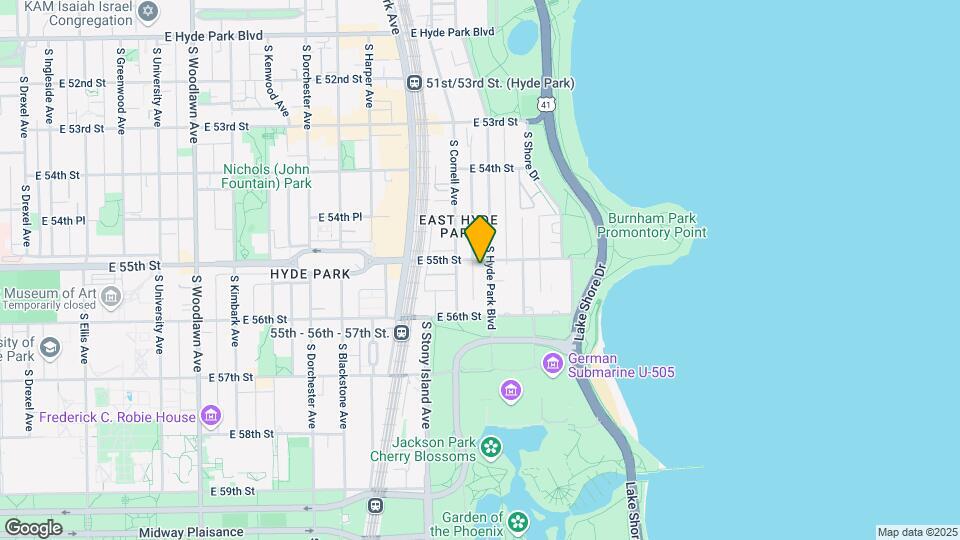5508 S Hyde Park Blvd Map and Location Details