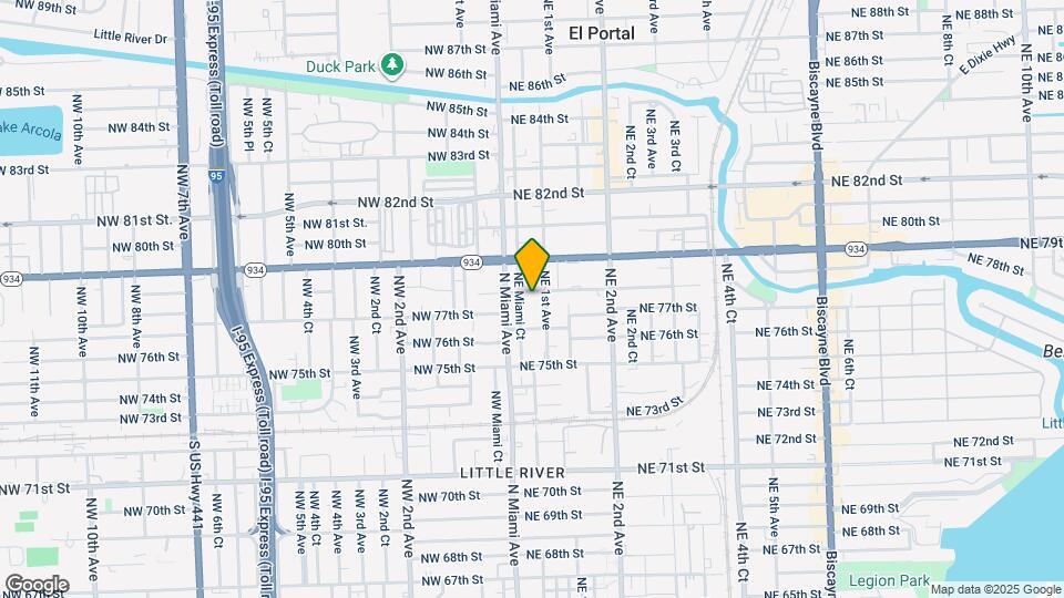 60 NE 78th St Map and Location Details