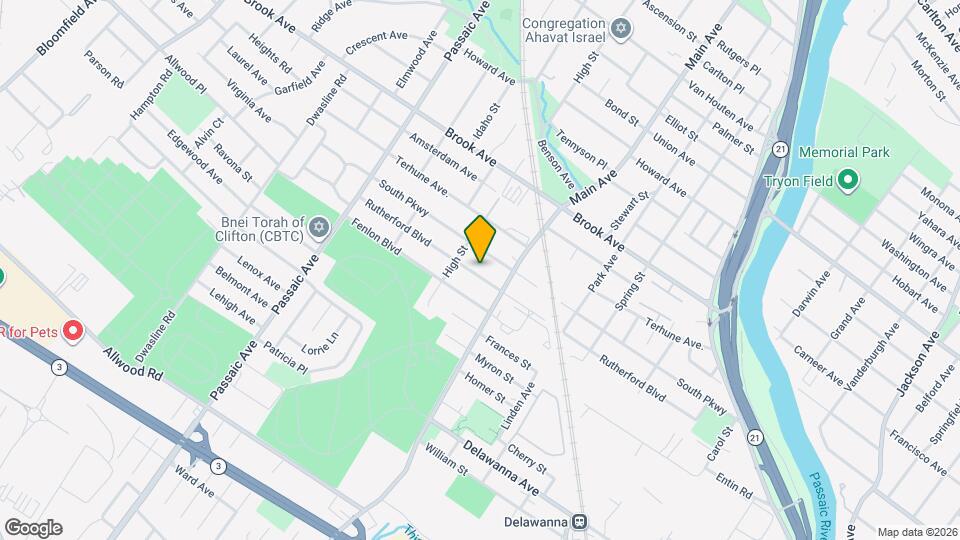 322 Rutherford Blvd Map and Location Details