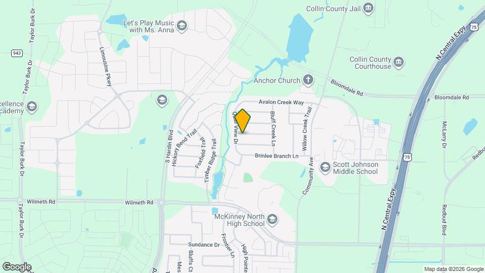 2625 Lake Meadow Dr Map and Location Details