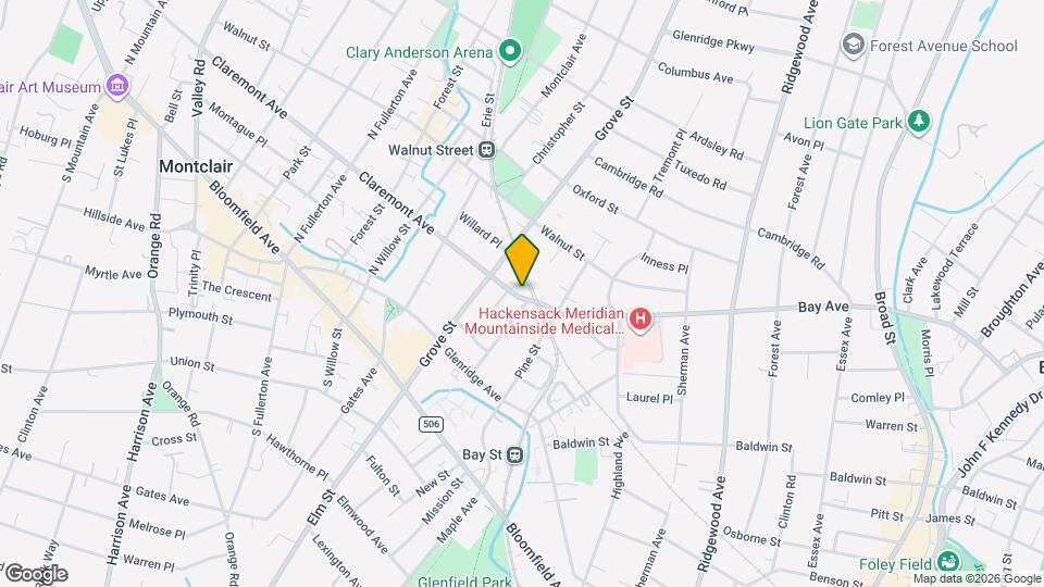 61 Claremont Ave Map and Location Details