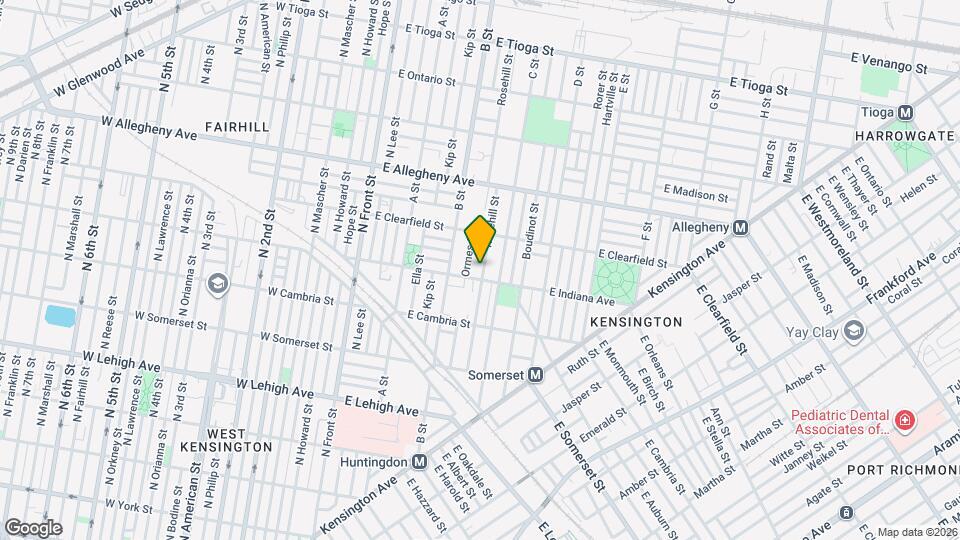 3014 Rosehill St Map and Location Details