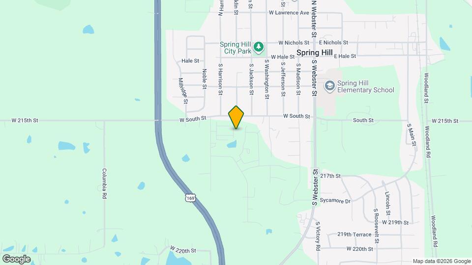 21579 S Franklin Ct Map and Location Details