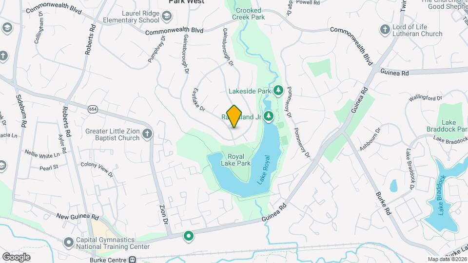 10123 Eastlake Dr Map and Location Details