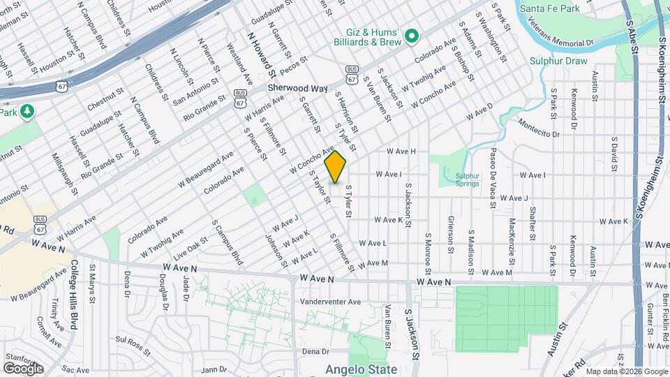 1318 Evans Ave Map and Location Details