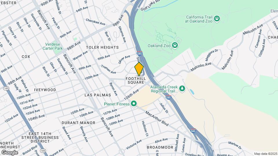 San Leandro Apartments Map and Location Details