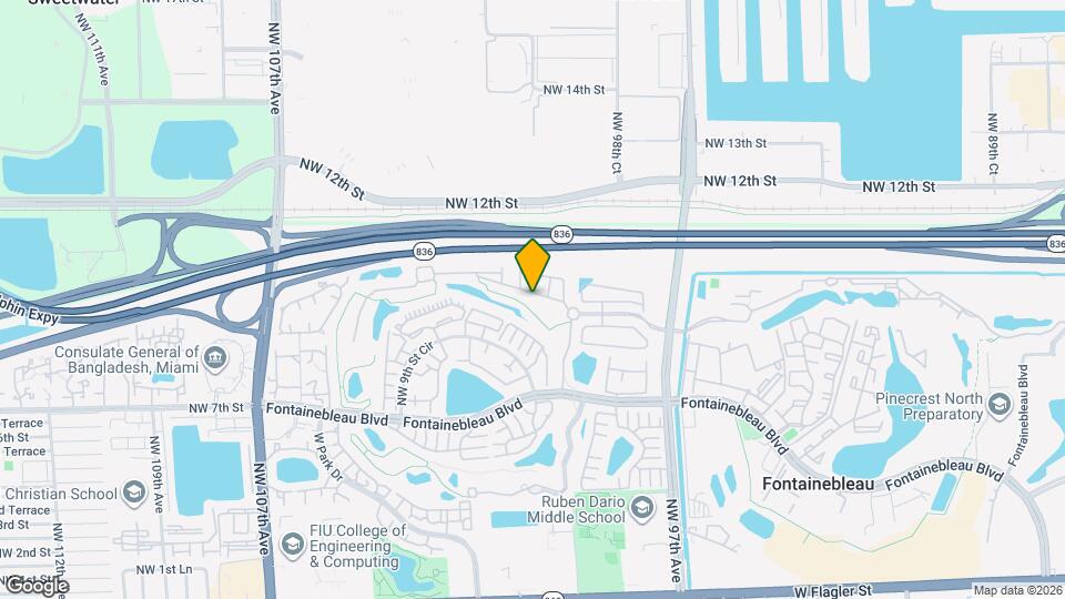 9952 NW 10th St Map and Location Details