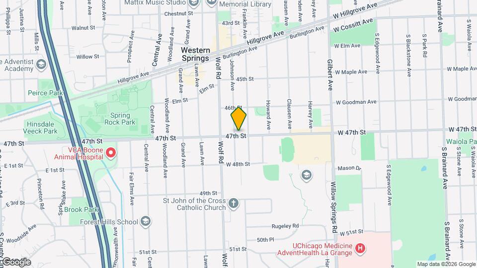 4647 Johnson Ave Map and Location Details