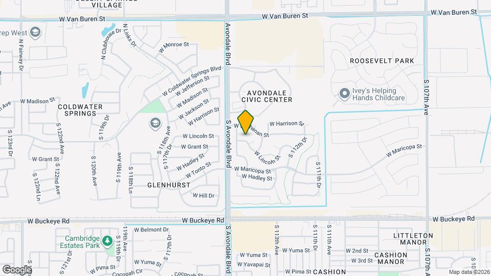 11394 W Lincoln St Map and Location Details