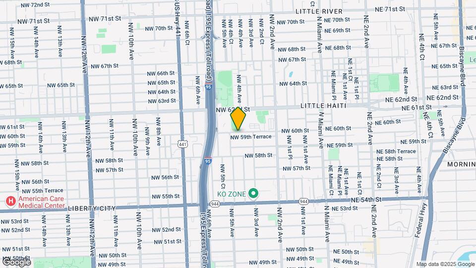 421 NW 59th Ter Map and Location Details