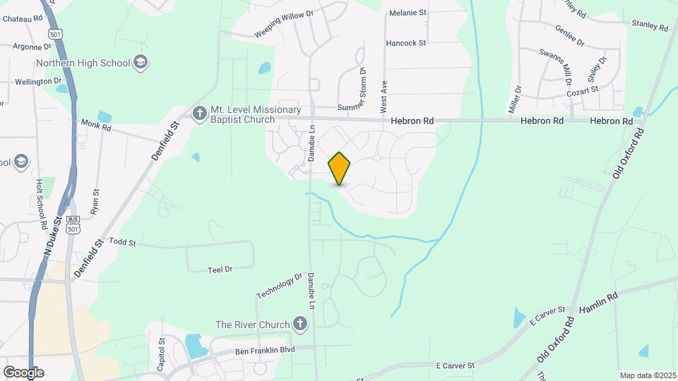 1012 Old Evergreen Dr Map and Location Details