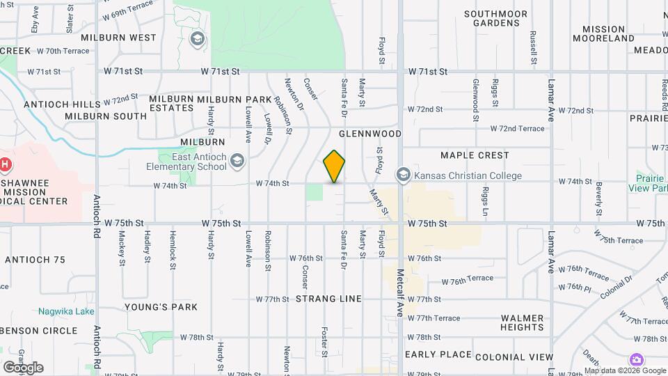 7405 W 74th St Map and Location Details