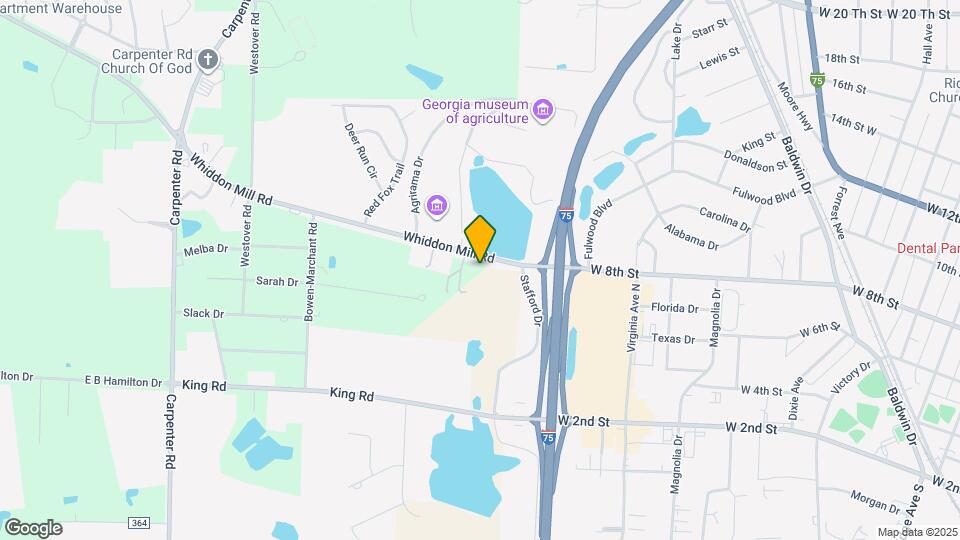 1210 Whiddon Mill Rd Map and Location Details