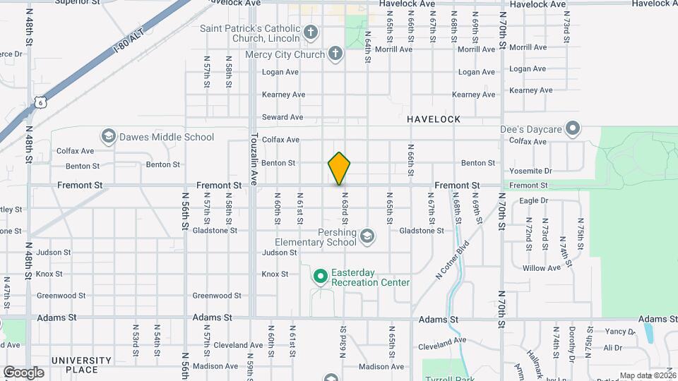 6235 Fremont St Map and Location Details