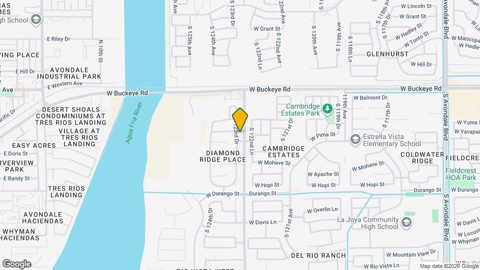 1509 S 123rd Dr, Unit 1 Map and Location Details