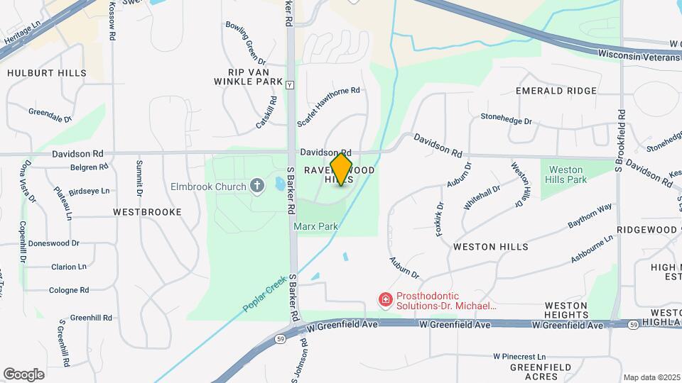 825 Poplar Creek Dr Map and Location Details
