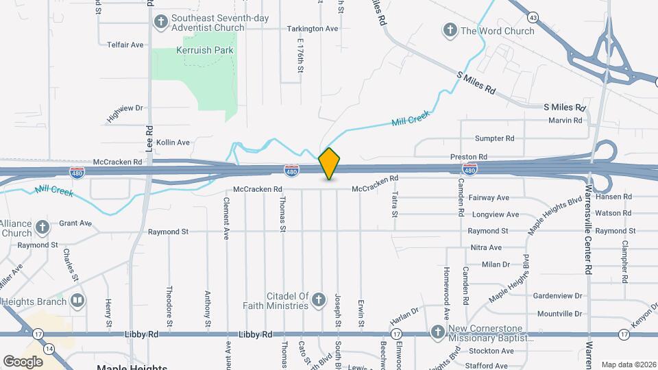 18117 McCracken Rd Map and Location Details