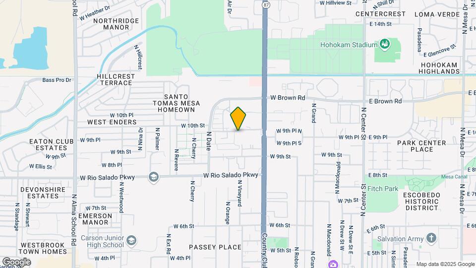 955-959 N Orange St Map and Location Details