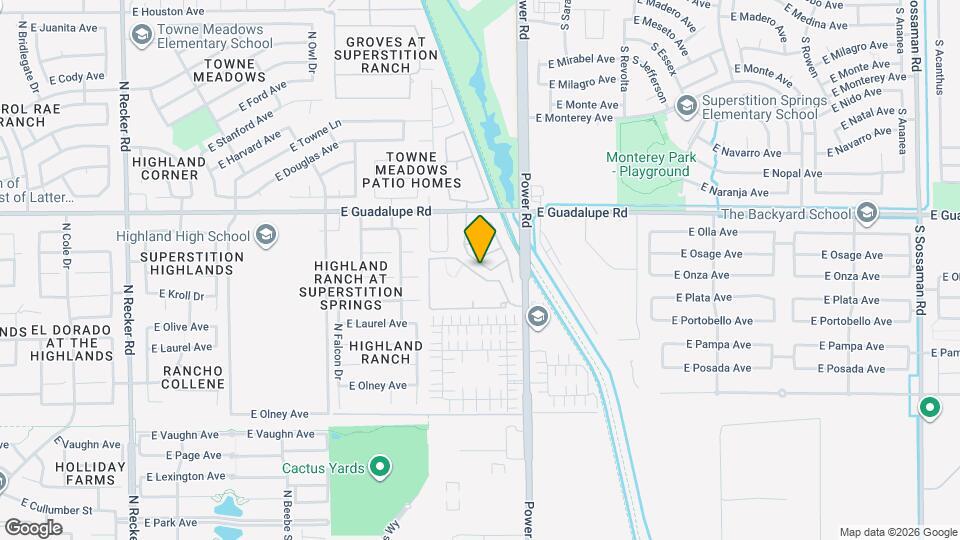 692 N Blackbird Dr Map and Location Details