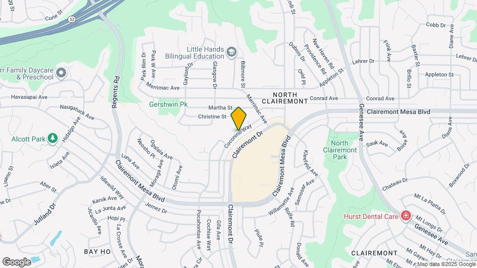 4855 Coconino Way Map and Location Details