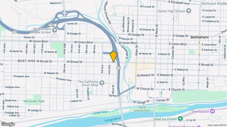 215 W Broad St-Unit -7 Map and Location Details