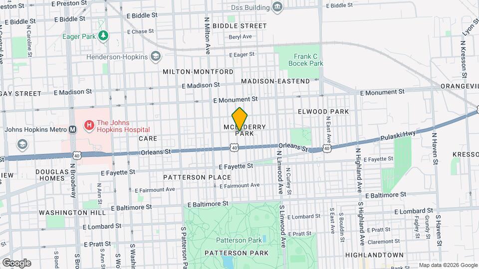 435 N Glover St Map and Location Details