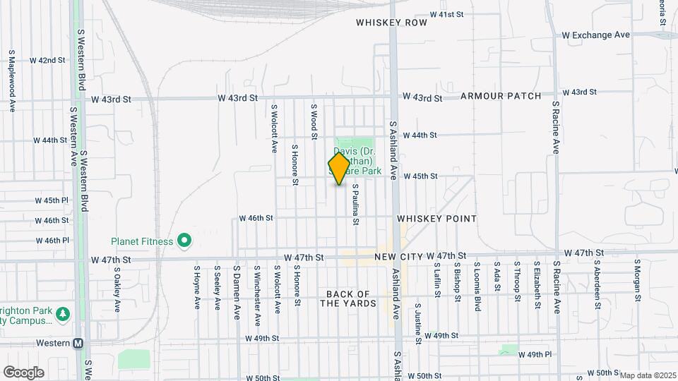 4517 S Hermitage Ave Map and Location Details