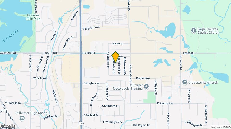 2117 N Burdick St Map and Location Details