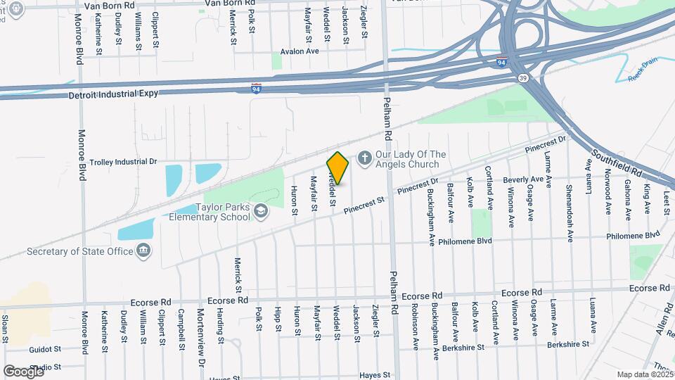 6463 Weddel St Map and Location Details