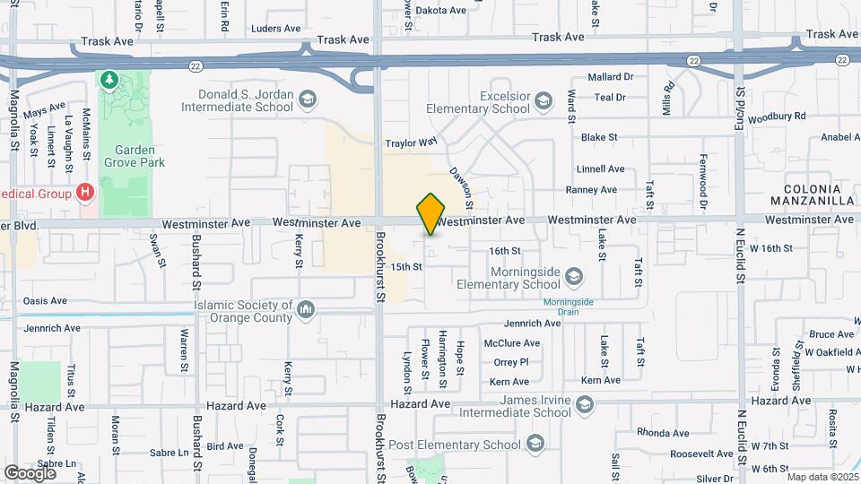 14052 FLOWER ST GARDEN GROVE CA 92843 Mapa y Detalles de la Ubicación
