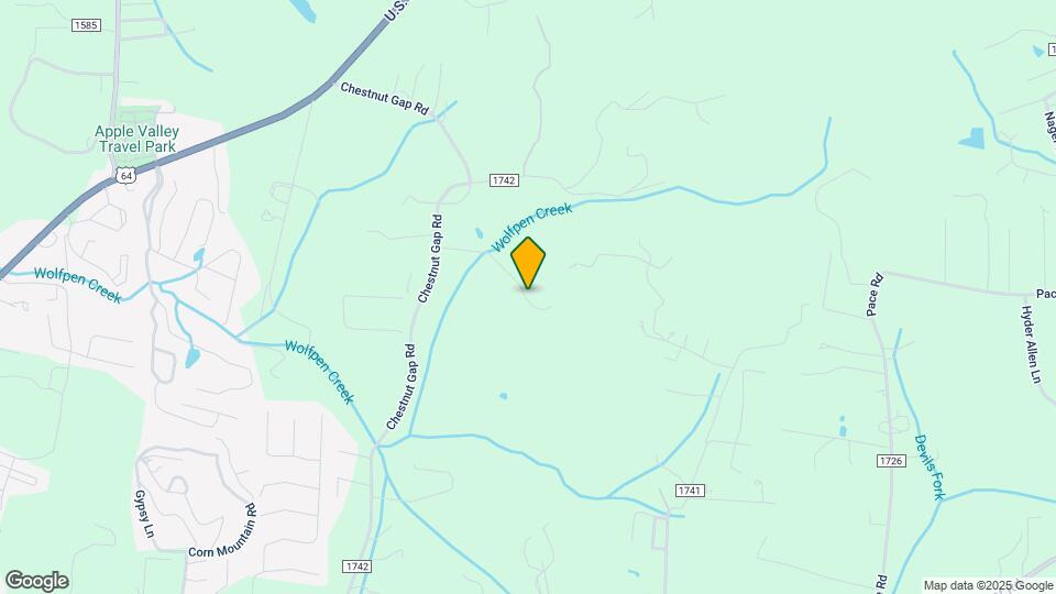 519 Chestnut Gap Rd Mapa y Detalles de la Ubicación
