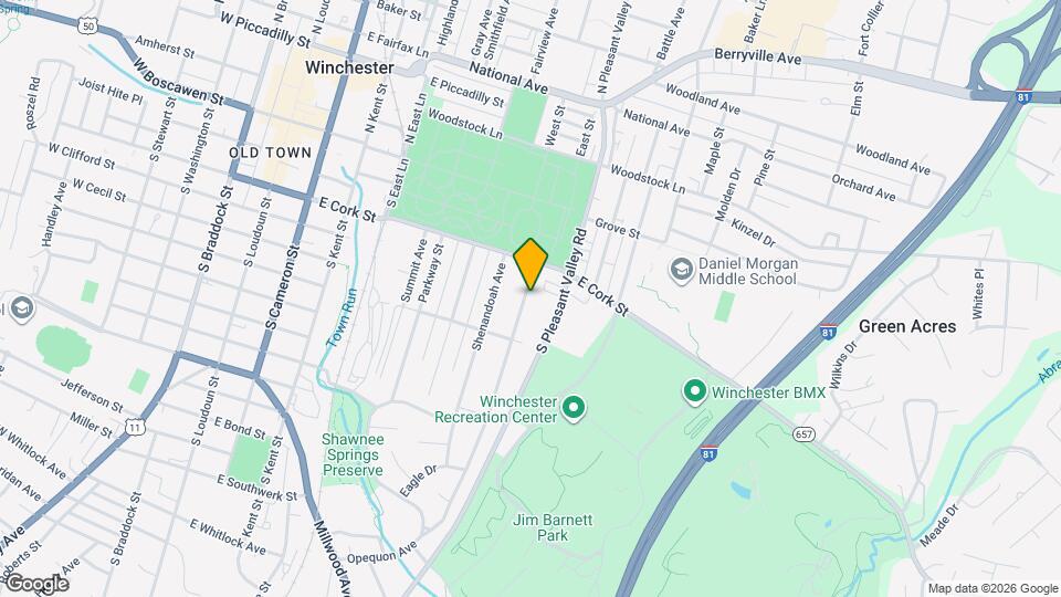 228 Opequon Ave Map and Location Details