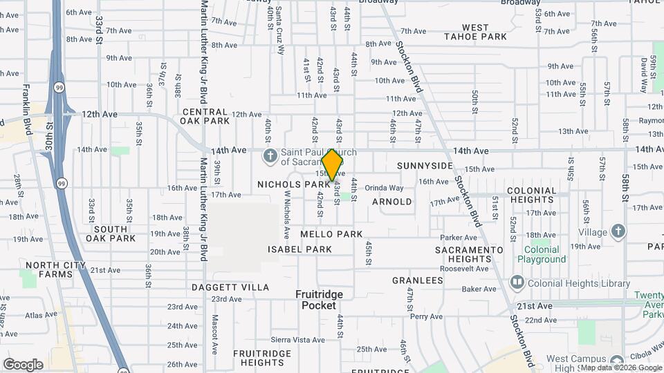 4042 43rd St Map and Location Details