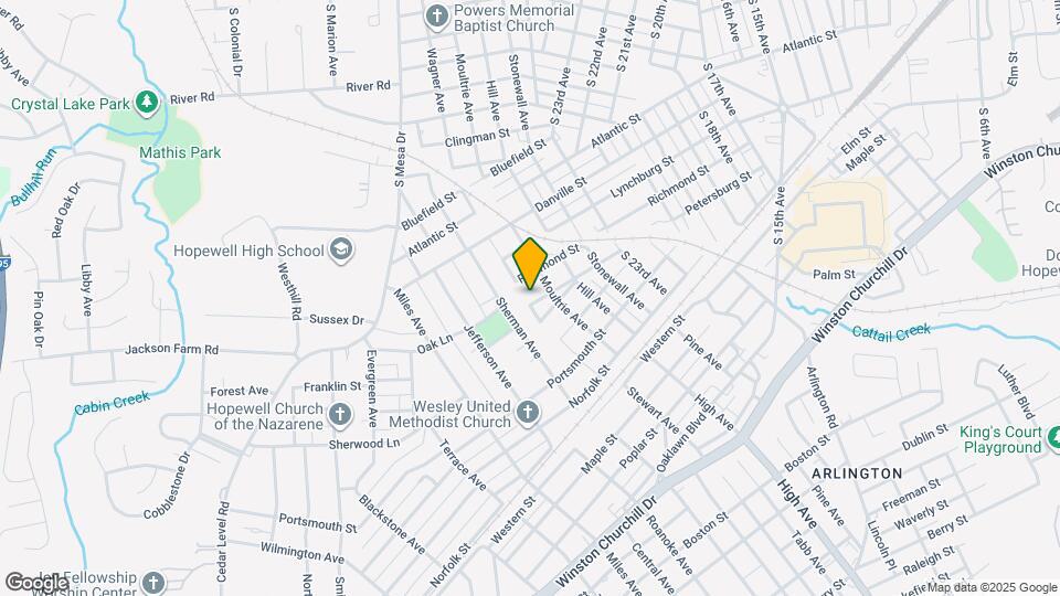 2607 Petersburg St Map and Location Details