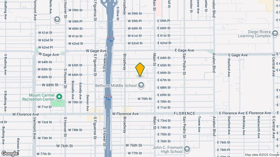 203 W 67th St Map and Location Details