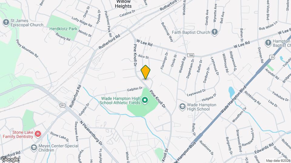 304 Pine Knoll Dr Map and Location Details