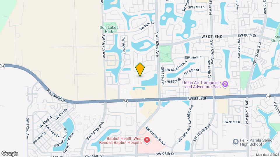 8393 SW 163rd Ct Map and Location Details